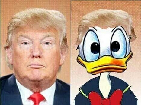 RealMuckmaker's tweet photo. What is the main difference between the two Donalds, Mucksters? https://t.co/YU5ukIB0Te