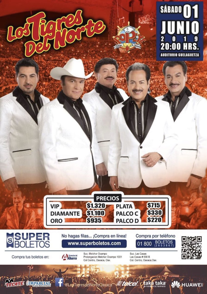 TakaTakaProd's tweet photo. Próximas fechas #TourTelcel con @HuaweiMobileMx y @Telcel
- 11 de Mayo Fito Páez en Monterrey
- 12 de Mayo Fito Páez en Querétaro
- 1 de Junio Tigres del Norte en Oaxaca
BTL - Activaciones - Patrocinios - Logística - Producción - Talento contacto@takatakamkt.com.mx https://t.co/N2Gx3zcrly