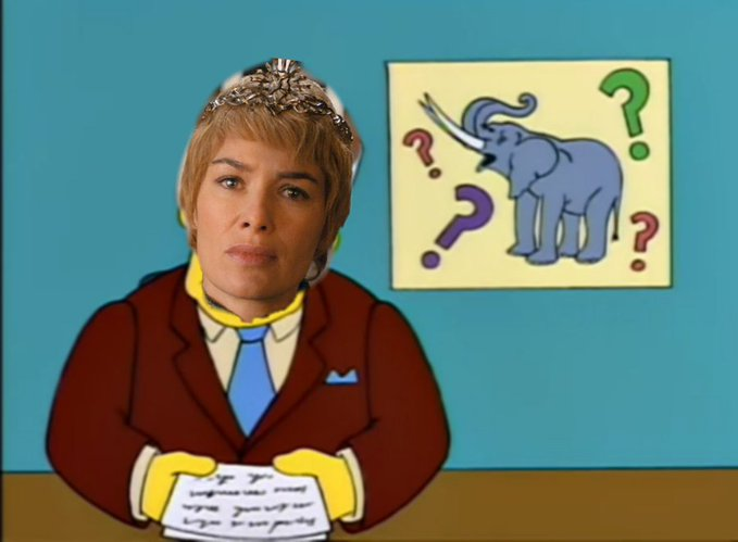 Game_Of_Dead's tweet photo. ¡¡¿¿WHERE ARE MY ELEPHANTS??!!🐘 #GameofThrones #ForTheThrone #CerseiLannister https://t.co/Oru2DAxXaF