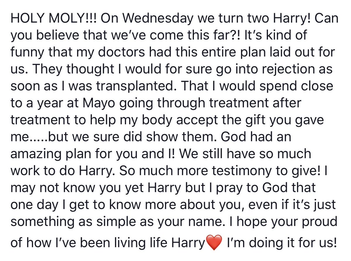 We sure showed them Harry! Cheers to almost being TWO!💙💚#DonateLifeMonth #myheartbirthday #weturntwo #ppcm #lvad #hearttransplant #mayoclinicaz <a href="/American_Heart/">American Heart Association</a> <a href="/DonateLife/">Donate Life America</a>
