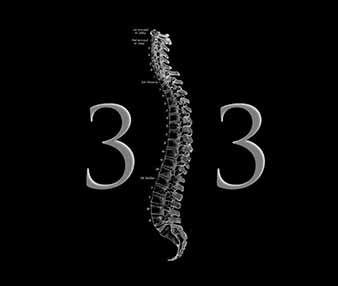 The Tree of Life which is coiled by the Kundalini serpent wisdom, is your spinal collumn with 33 vertebrae, as in the 33 Degrees of FreeMasonry. There are also 33 spinal nerves. This is where yin and yang merge harmoniously. This is also called the Middle Way.