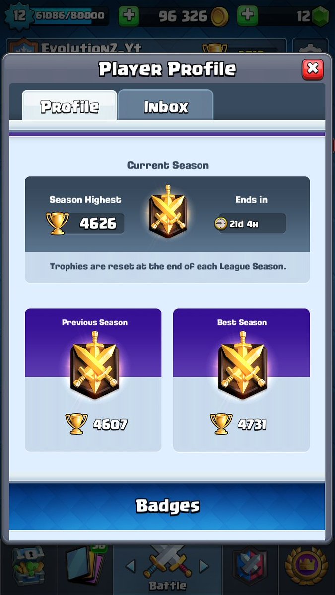 Busco Equipo Competitivo tengo experiencia en competitivo mi récord de copas es 6700 tengo 12 victorias en desafío también estoy disponible a cualquier horario de la US 
#ClashRoyale #buscoclan #equipocompetitivo