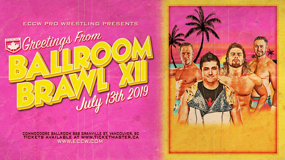 TICKETS ON SALE MONDAY MORNING AT ticketmaster.ca Don't miss out because they're going fast, and everybody knows that @ECCW #BallroomBrawlXII will sell out! #Vancouver #wrestling #CommodoreBallroom