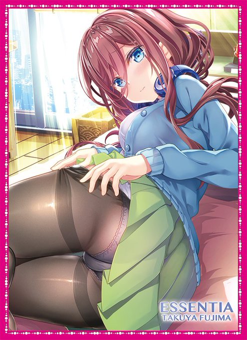 藤真拓哉さんがTwitterに投稿した中野三玖(五等分の花嫁)のイラスト。