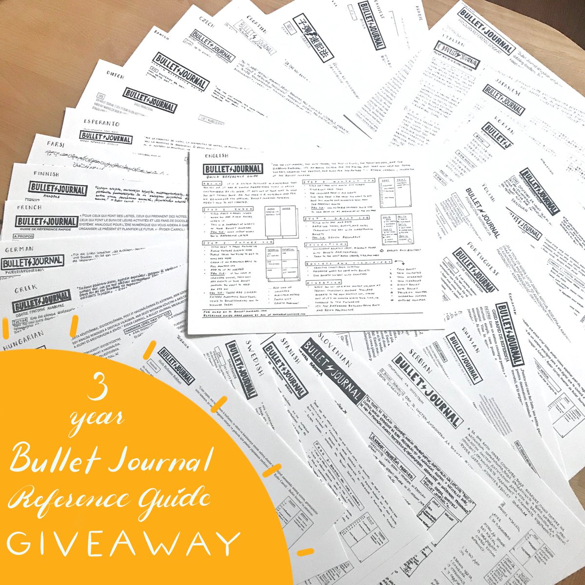 TinyRayofSun's tweet photo. Today marks the 3 year anniversary of the FREE Bullet Journal Reference Guide. To celebrate, I'm giving away a little something as a thank you. https://t.co/M3PE3u50a4 https://t.co/EFFWJ3O4w2
