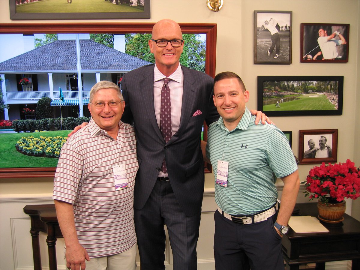 EricTPlotkin's tweet photo. Thank you @notthefakesvp for an experience @themasters my Dad and I will never forget! #2019 #masters #tigerwoods #5thgreenjacket @ Augusta National Golf Club @EBPartner https://t.co/DMn1Et14dU