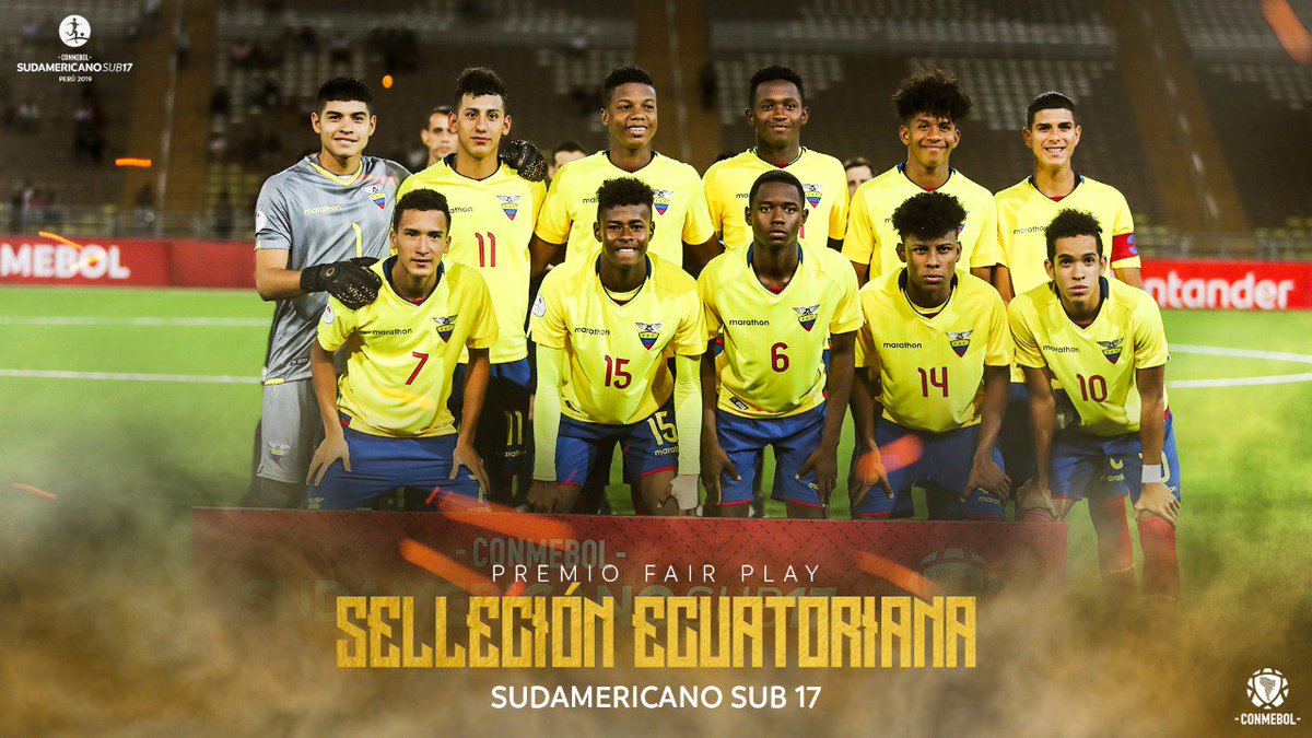 sub17Peru2019's tweet photo. .@FEFecuador🇪🇨 se lleva el premio fair play del Sudamericano Sub 17 - Perú 2019. 🎉

#ElInicioDelSueño
#Sub17Perú2019
#CONMEBOL https://t.co/G51AAOiv33