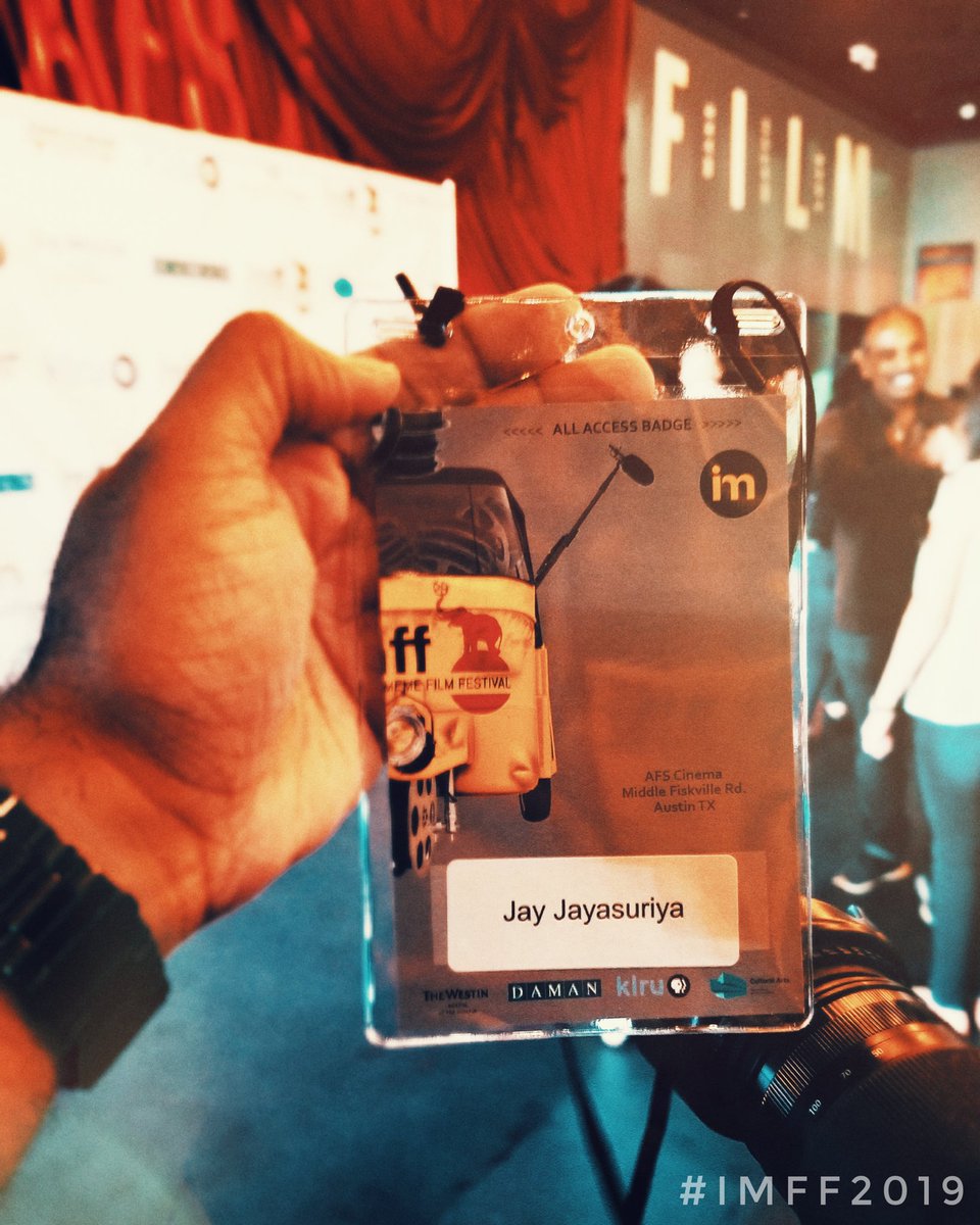 JayJayasuriya's tweet photo. Super stoked to be a part of @IndieMeme #FilmFestival once again!. π¬
.
#imff2019 #imff #indiememefilmfestival #indiememe #atx #austinfilmfestival #austin #filmmaking #filmmaker #filmmakers #atxfilm #afscinema #cinema #movies https://t.co/QcPg9gsmOL