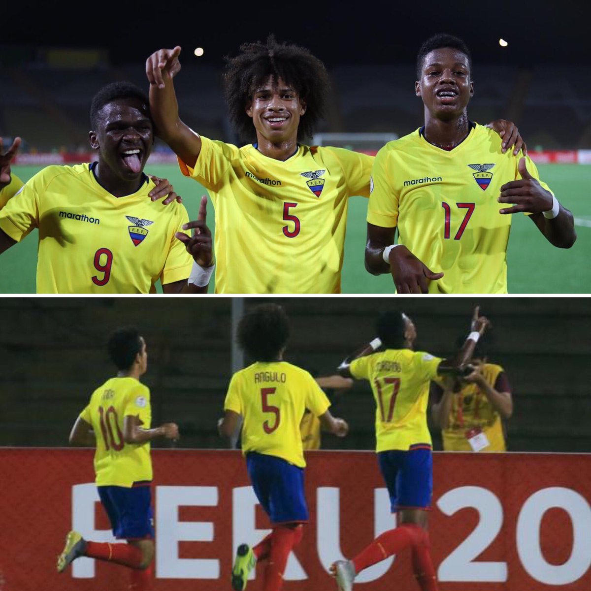 elcomerciocom's tweet photo. !ESTAMOS EN EL MUNDIAL! 🤫🙌🇪🇨

!Ecuador logró el milagro! La #MiniTri venció y goleó a Argentina y se clasifica al Mundial Sub 17. !Grandes muchachos! 👏👏👏 https://t.co/zI2trWjDHz https://t.co/mNlGVw9VA3