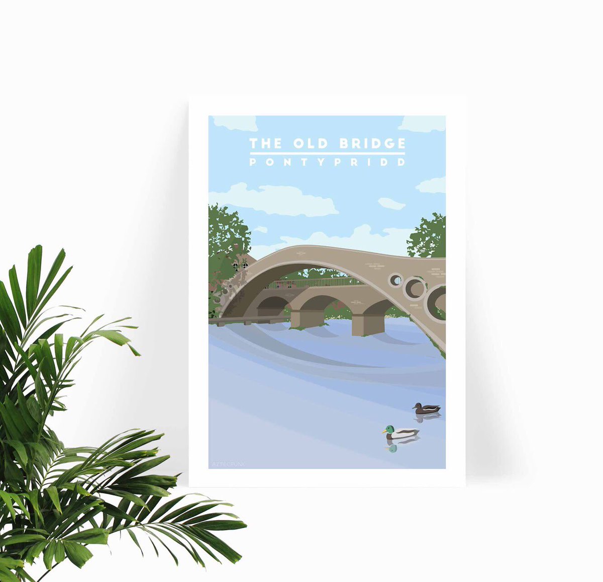 aztecpunkuk's tweet image. Art prints of Pontypridd’s landmarks available in sizes A3 and A4 with free UK delivery. Shop these and other prints @ aztecpunk.com
.
.
#aztecpunk #art #artprints #etsy #pontypridd #southwales #cymru  #landmarks #calledtobecreative #illustrationdesign