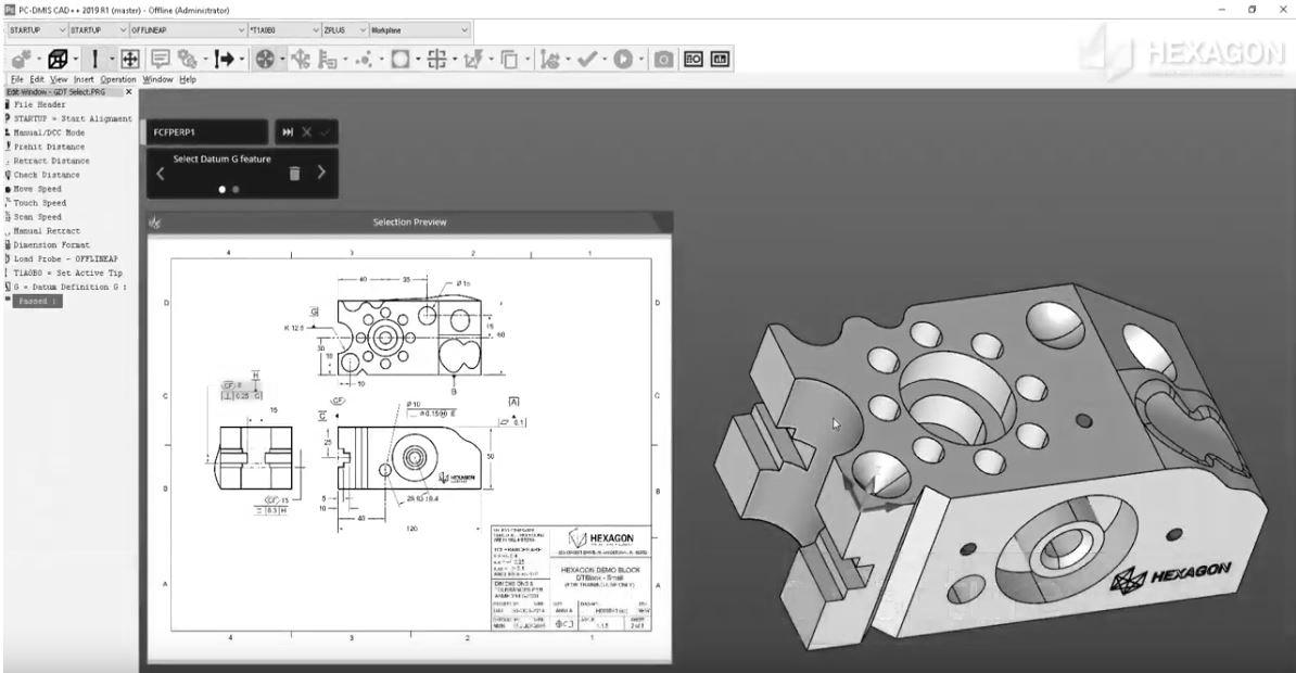 StatusMetrology's tweet image. New for PC-DMIS 2019 R1 is the GD&amp;amp;T Selection from Capture - enabling the import of GD&amp;amp;T data directly into your measurement routines using advanced OCR technology. Get in touch today to learn more about PC-DMIS and its latest update.
#PCDMIS #CMMSoftware #Metrology #Status