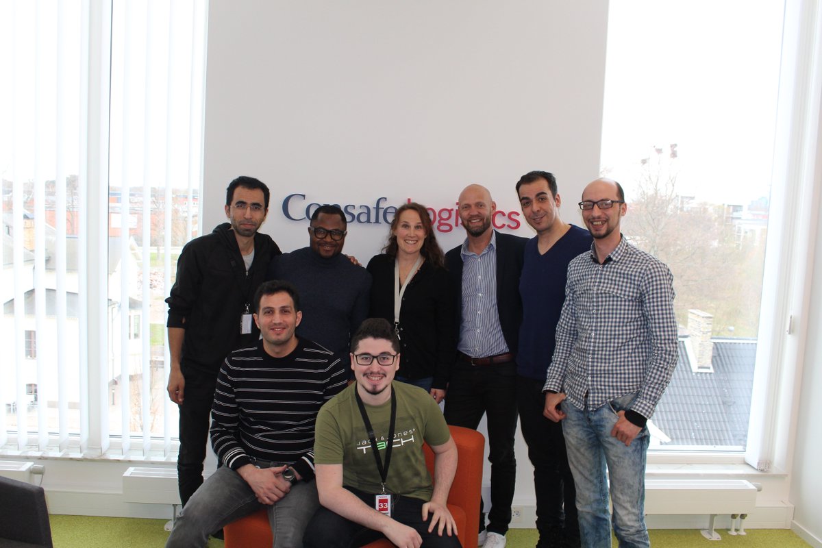 twbhackademy's tweet photo. We sincerely appreciate Brita Ohlin of @ConsafeLogistic for a nice  presentation to our team last Wednesday.  We all had a wonderful experience, the #Fika was on Point and It was crowned with a nice table tennis game. Thanks!
#twbhackademy #talentwithoutborders #ConsafeLogistics https://t.co/QRYPzaPZQn
