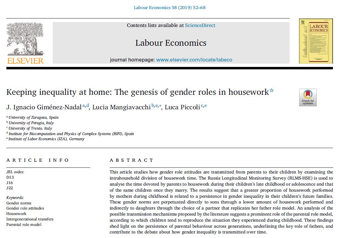 Luca Piccoli (@lucapiccoli5) on Twitter photo Dear (econ)parents, you shape-up your child's future behaviors, but what works most: habits formation, preference transmission or example?
Recent findings suggest that children mostly imitate parental example (with <a href="/lucia_mangiavac/">Lucia Mangiavacchi</a> and @NGimenezNadal)
sciencedirect.com/science/articl… Dear (econ)parents, you shape-up your child's future behaviors, but what works most: habits formation, preference transmission or example?
Recent findings suggest that children mostly imitate parental example (with <a href="/lucia_mangiavac/">Lucia Mangiavacchi</a> and @NGimenezNadal)
sciencedirect.com/science/articl…