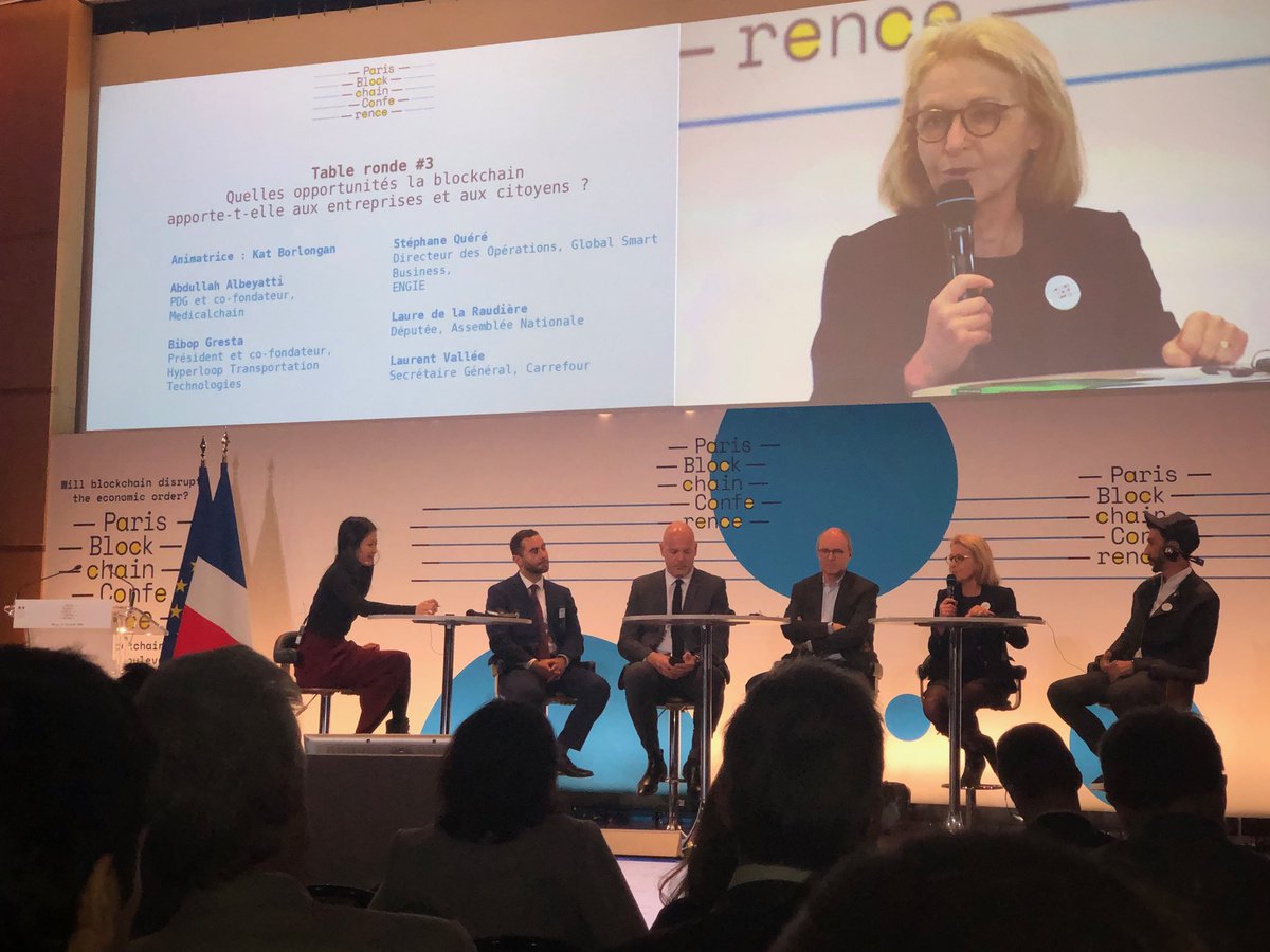 _n_filali's tweet image. #ParisBlockchainConference ⁦@lauredlr⁩ «  la bloclchain fin des certifications papiers ... pour les diplômes ou les comptes des entreprises » «  l etat restera le tiers de confiance mais dansbun systeme plus décentralisée..