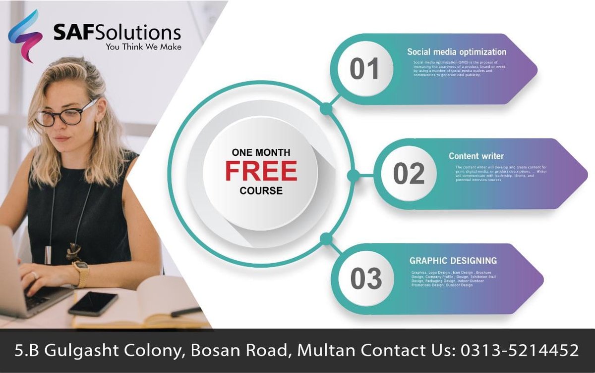 SAFSolution's tweet image. Registrartions are now open.
Hurry up guyz and invite your friends too.
SAF SOLUTIONS Software House.
#safsolution #graphicdesigning #freelancing #androiddevelopment #multan