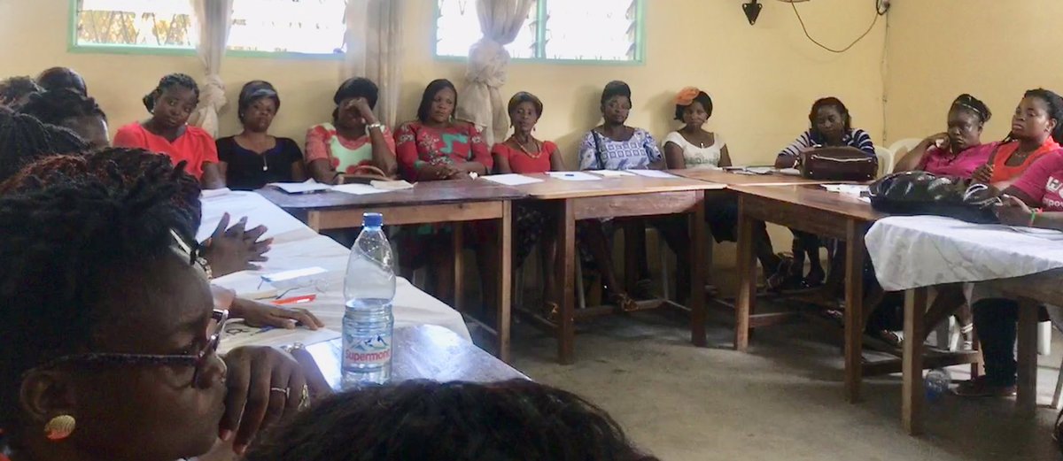 Allegra Maria del Pilar Baiocchi (she/her/hers) (@allegrabaiocchi) on Twitter photo Displaced women now living in Limbe, Buea and Bamenda sharing their stories of struggle with <a href="/LeymahRGbowee/">Leymah Gbowee</a> “Women are delivering in the bush, we have no pads, no soap. Children are developing kwashiorkor”. “We have lost all dignity but no one is listening. “ Displaced women now living in Limbe, Buea and Bamenda sharing their stories of struggle with <a href="/LeymahRGbowee/">Leymah Gbowee</a> “Women are delivering in the bush, we have no pads, no soap. Children are developing kwashiorkor”. “We have lost all dignity but no one is listening. “