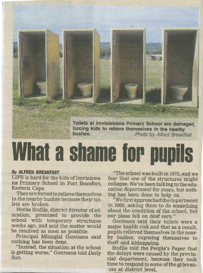 gudco_co_za's tweet photo. Thousands of children suffer the indignity of open defecation at schools in SA. Through your purchases, Güdsheet helps provide Toilets & Toilet Paper to underprivileged schools & crèches in need 🚽 #dignityofatoiletforall #güdsheet #feelgood #dogood #toiletpaper #everysheetcounts https://t.co/cqo2uQ8y4Y