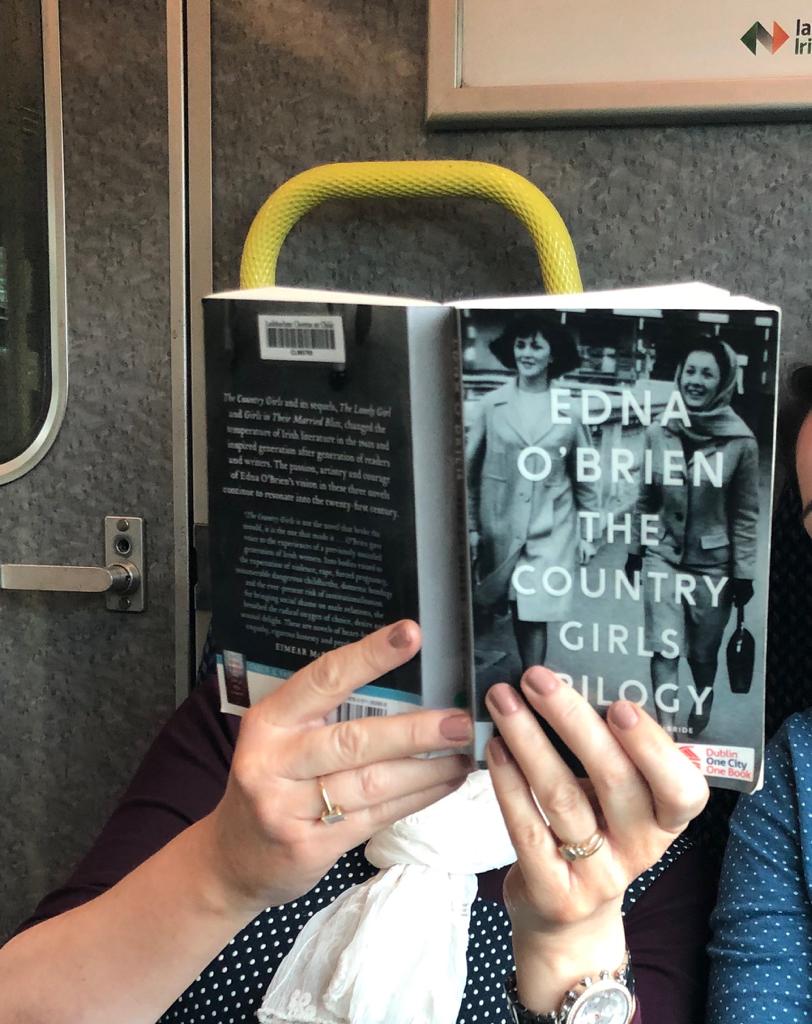 clarelibrary's tweet photo. The "Country Girls" are en route to the @1city1book book club event with @EnglishRachael & @rickoshea in Pearse St Library @dubcilib at 2.30pm.
#1City1Book #TheCountryGirlsTrilogy #librarycountrygirls #countrygirlsontour https://t.co/8P4nzyCLPh