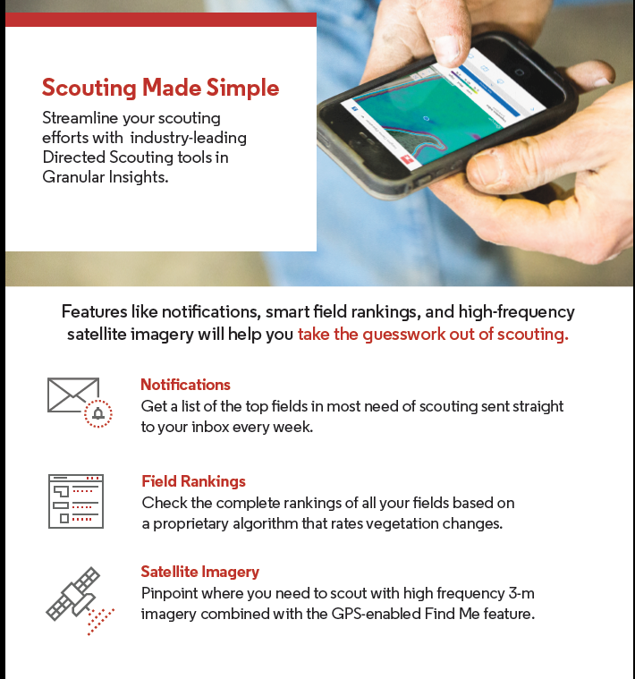 phhermans's tweet photo. The count down is on Eastern Canada! Our Granular Insights launch is coming...Direct Scouting and a whole lot more...take the guess work out of which fields to scout with notifications and field ranking. #Ontag @GranularAg #BeReadyForScout19 #KnowYourFields #Agronomy https://t.co/0NsQHYXXez