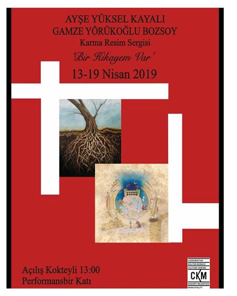 Sn.Ayşe Yüksel Kayalı ve Sn.Gamze Yörükoğlu Bozsoy' un Karma Resim Sergisi 13-19 Nisan Tarihleri Arasında Caddebostan Kültür Merkezinde...
#vanvakfı #vanvakfıvanfarkı #van #istanbul #kadıköy #türkiye <a href="/t/">Tantek</a>.c.vanvalilik @sulegokirmak @nizamettinagarr <a href="/av/">AV</a>.suattunc @memettepe65