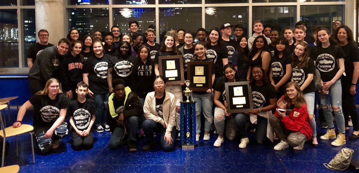 LRHS_Choirs's tweet photo. LRHS Music Dept won the overall school sweepstakes trophy in Boston this past weekend @WorldStrides!  Ciera Hudson won soloist award! Fabulous trip @bluemangroup &amp; @BostonSymphony @hcpss_lrhs @hcpss_FineArts https://t.co/XmRIoM5RJw
