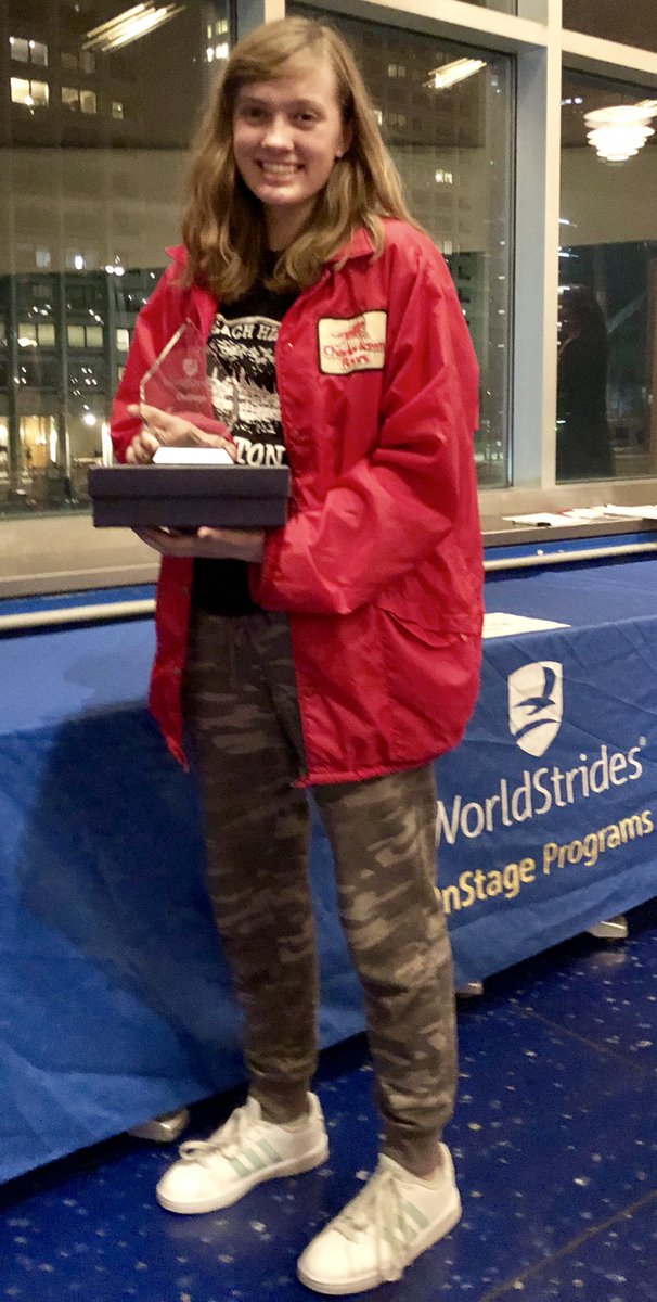 LRHS_Choirs's tweet photo. LRHS Music Dept won the overall school sweepstakes trophy in Boston this past weekend @WorldStrides!  Ciera Hudson won soloist award! Fabulous trip @bluemangroup &amp; @BostonSymphony @hcpss_lrhs @hcpss_FineArts https://t.co/XmRIoM5RJw