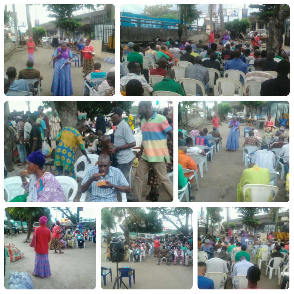 RCCGCityofDavid's tweet photo. About Yesterday: Scenes from one of our centres in Lagos (under bridge, Onikan). We thank #ACANCanMakeADifference team as they provided spiritual and physical food to those in need. #ACCMAD #RCCGLoveInAction #CODOutreach https://t.co/SnumT4MvLR
