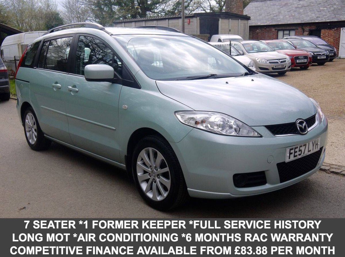 TargetCars's tweet image. 2007 MAZDA MAZDA 5 1.8 TS2 7 Seater MPV With Sliding Rear Doors -  £2,995
 
target-cars.co.uk/detail_page.ph…
 
🌟 94,000 MILES
🌟 PETROL  
🔥  1 Former Keeper,  Full Service History, Sliding Rear Doors, Air Conditioning, 6 Months RAC Warranty 🔥  
 
👍 LOW RATE CAR FINANCE AVAILABLE