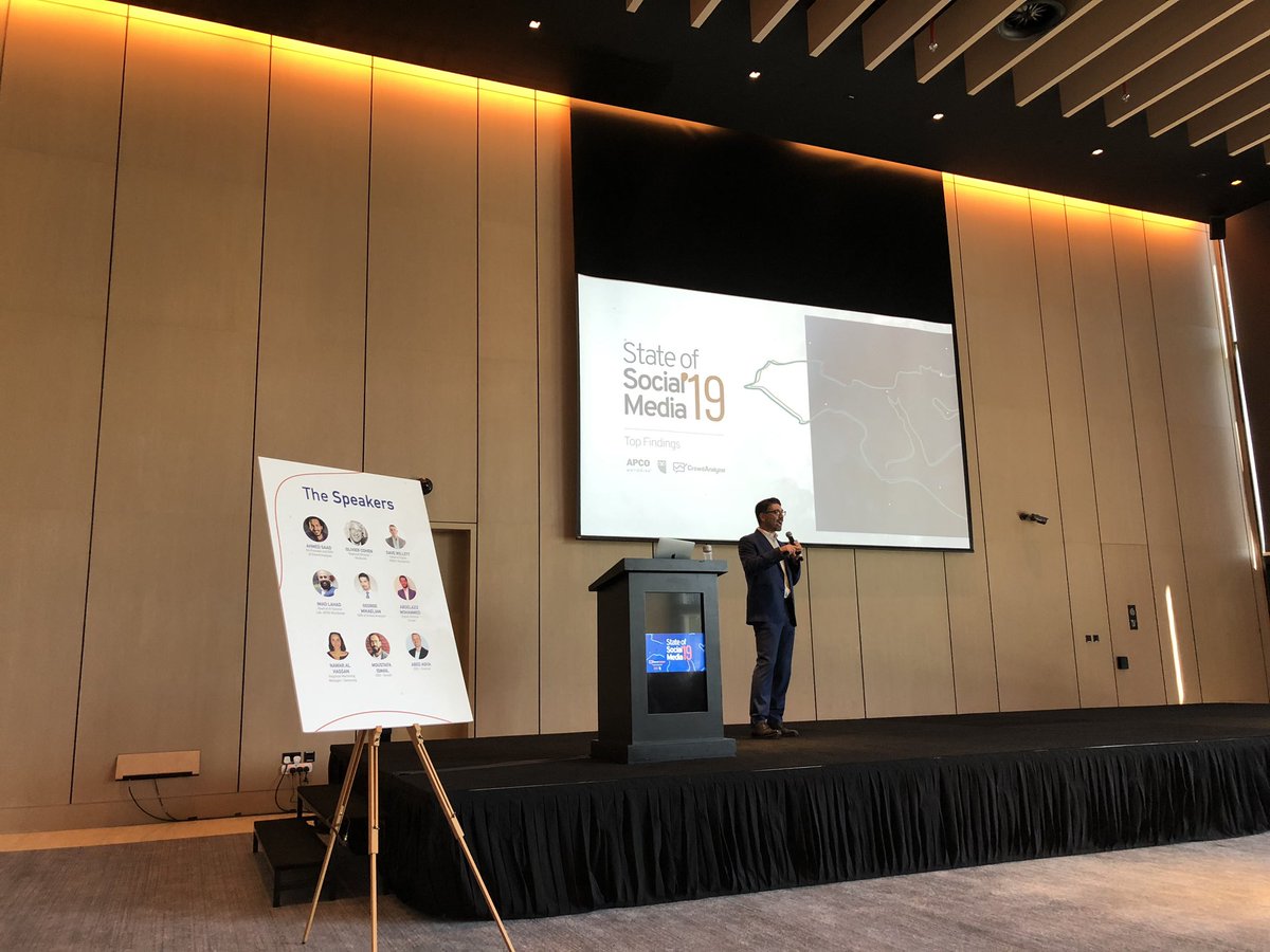 HattlanMedia's tweet image. “State of Social Media ‘19” today at @CaesarsDubai 
#crowdanalyzer