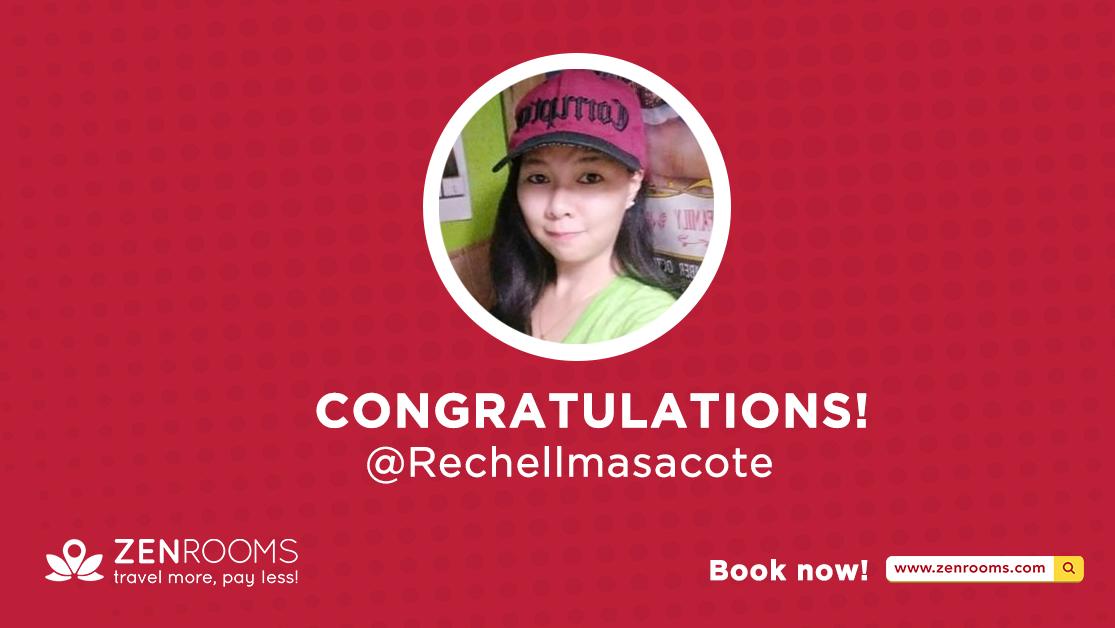 zenroomsph's tweet photo. Congratulations @Rechellmasacote for winning our #ZENGameoftheWeek! Kindly message us to claim your prize π
β€οΈ this if you're ready another round mga bes! Go go go! https://t.co/C50m3ITcc7