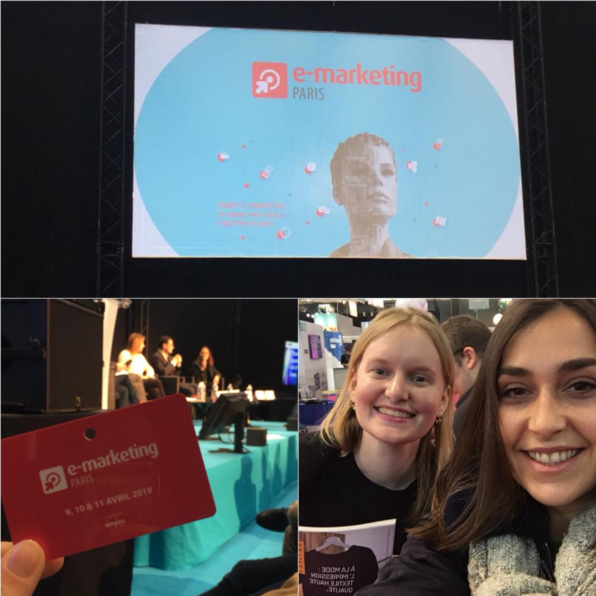 TwelveConseil's tweet photo. 📍 @TwelveConseil au salon de l'#emarketing !
Au salon du e-marketing et de la stratégie client, nos Twelveuses ont pu repérer les dernières innovations marketing au service de l'expérience client ainsi que les nouvelles tendances de gouvernance ! 🎯
#EMKTP2019 #PenserPlusLarge https://t.co/YpyFcjtAv1