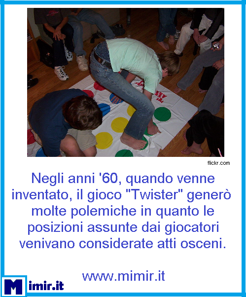 ItMimir's tweet photo. Avete mai giocato a "Twister"? #curiosità #curiosone #saiperchè #perchè #twister #posizioni #anni60 #sapevatelo #cultura #gioco #buongiorno #aprile #mimir https://t.co/YZUF5cg1EV https://t.co/83vrTW6p2T