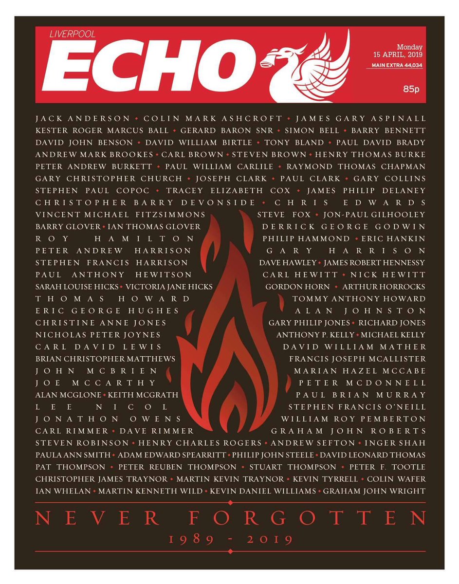AngelaRayner's tweet photo. Today #WeRemember the 96 lives tragically lost at the Hillsborough disaster 30 years ago on this day and stand with the families still searching for justice on behalf of their loved ones. #JFT96 #30Years https://t.co/e4Z8wgycHG