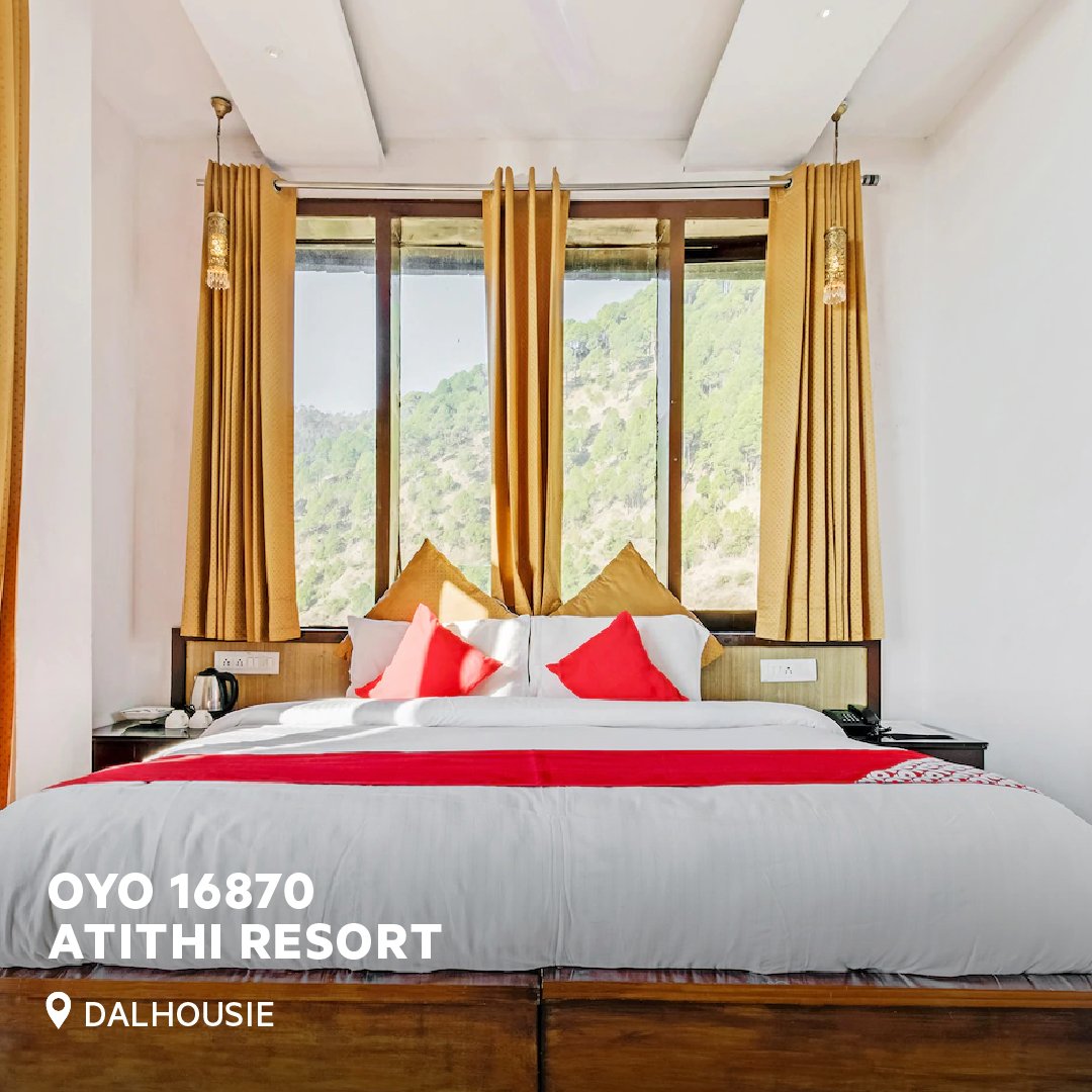 oyorooms's tweet photo. Long weekend alert = #OYOMiniBreak Alert
Don’t think twice. Head to the quiet hills of Dalhousie before the heat gets to you. Pick from our range of hotels and homes and get travelling! Book now: https://t.co/aUiotS3GOM

#OYO #OYOtravels #travel #wanderlust #traveldiaries https://t.co/lhzVYeaUS3