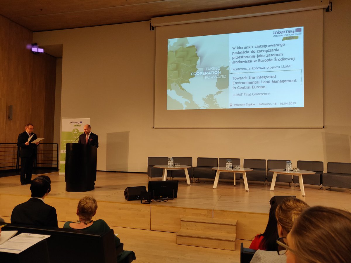 Lumat_project's tweet photo. @interregCe @Lumat_project final conference is starting in Katowice! https://t.co/e235v5kJyi