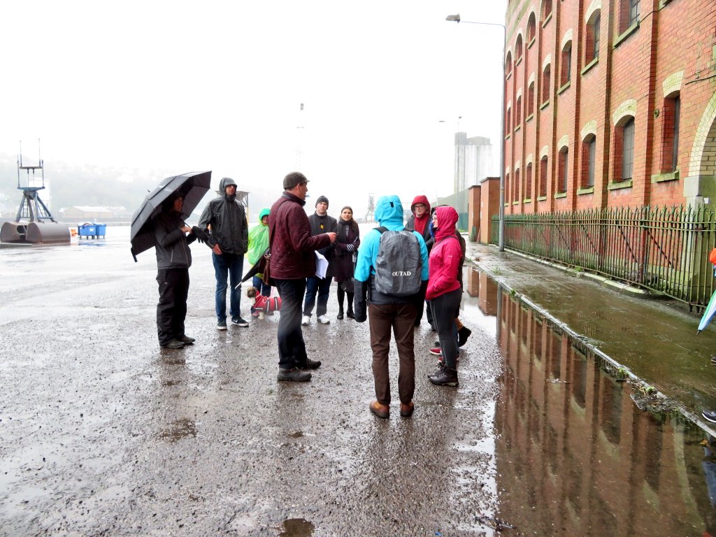 CorkCoast's tweet photo. Docklands Walking @cllrkmac tour yesterday #CorkLearningFest2019
Navigation wall (marina walk) Atlanic pond, gasworks, railways, city park racetrack, Shalom park etc
Odlums building & quay walls that need preservation.
#loveTheLee #SaveCorkCity #corkCity #HistoricQuays https://t.co/Pp0UYozCFf