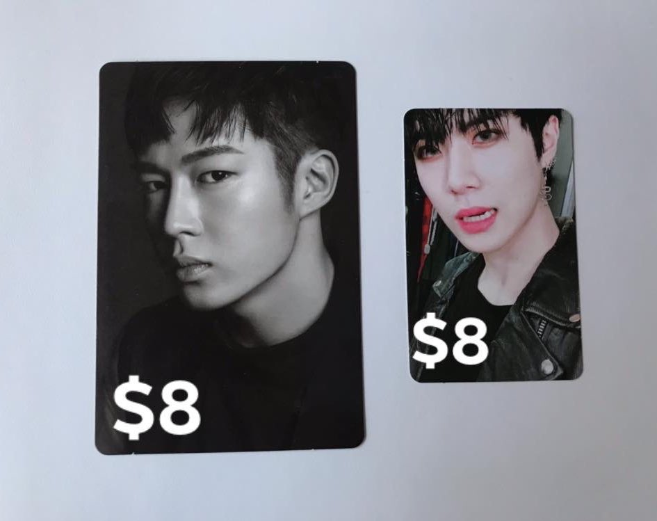 lullabykyum's tweet photo. Hey guys!!! I'm selling a bunch of my extra photocards. Prices are in AUD incl domestic shipping. Would prefer to ship within Australia but would be happy to work out how much intl shipping would be !! msg me for more details 

#GOT7 #SEVENTEEN #DONGHAN #SF9 https://t.co/lkS1HNGxWN