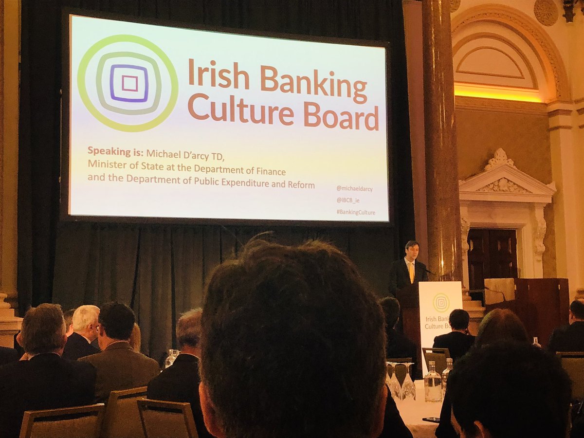 Great to be at the launch of the Irish Banking Culture Board. #bankingculture