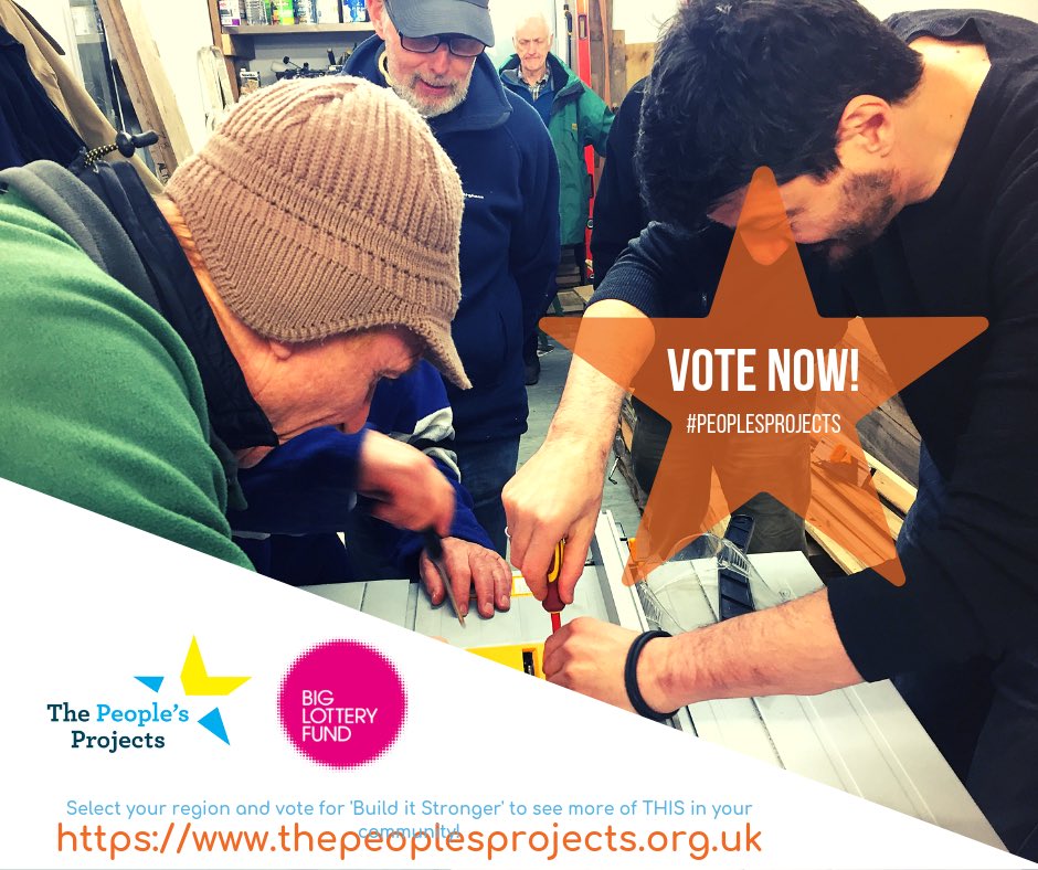 Please take a minute to vote before midday. BUILD IT STRONGER a project by 2 Liverpool social enterprises needs your votes to win funding #PeoplesProjects #Liverpool #socent thepeoplesprojects.org.uk/projects/view/…