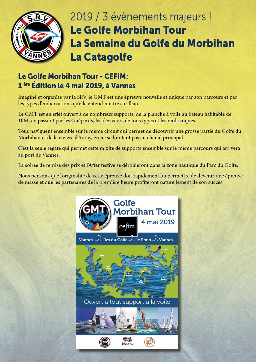 catagolfe's tweet photo. A partir de ce midi, et jusqu'au 30 avril, sur la page Facebook de la SRV, https://t.co/vrLSD0SVK8 )
GAGNEZ chaque jour un embarquement NAVIX pour 4 à 5 personnes et assister, aux premières loges, au Golfe Morbihan Tour CEFIM, le 4 mai ! ( idéal pour la famille ou entre amis) https://t.co/APqGsscD0J