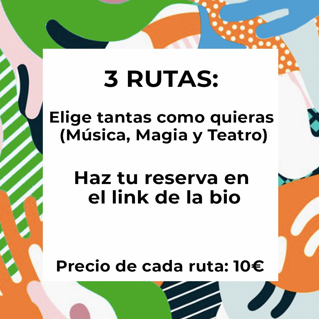 Porfín desvelamos el secreto ¡CULTURE HALL FESTIVAL! Primera edición del festival de Música, Teatro y Magia. Serán tres rutas, puedes elegir una, dos o tres.➡Comprar tu entrada en el link de la bio, 🔥y venirte a disfrutar con tus amigos de una experiencia única. #tuerescultura