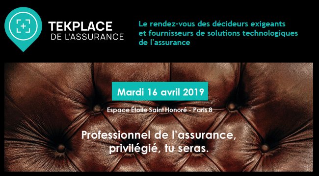tekplace_paris's tweet photo. ⏱ [J-1] Pas encore inscrit sur la place de marché des technologies de l'assurance ? 
Demandez vite votre badge 👉 https://t.co/0oWCis5kAj https://t.co/3oCUmRr2NJ