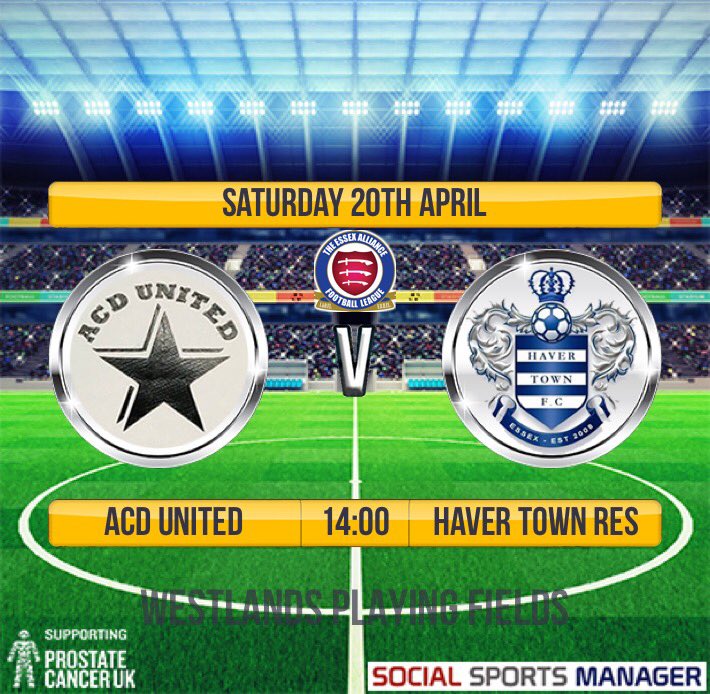 ACDUnited's tweet photo. Get over and support the boys on Saturday in our Fenton Cup Semi Final against @HaverTownFC! The boys are looking to get into the final and go one better than last year where we finished runners up! #COYACD https://t.co/nAXF7sRFdk