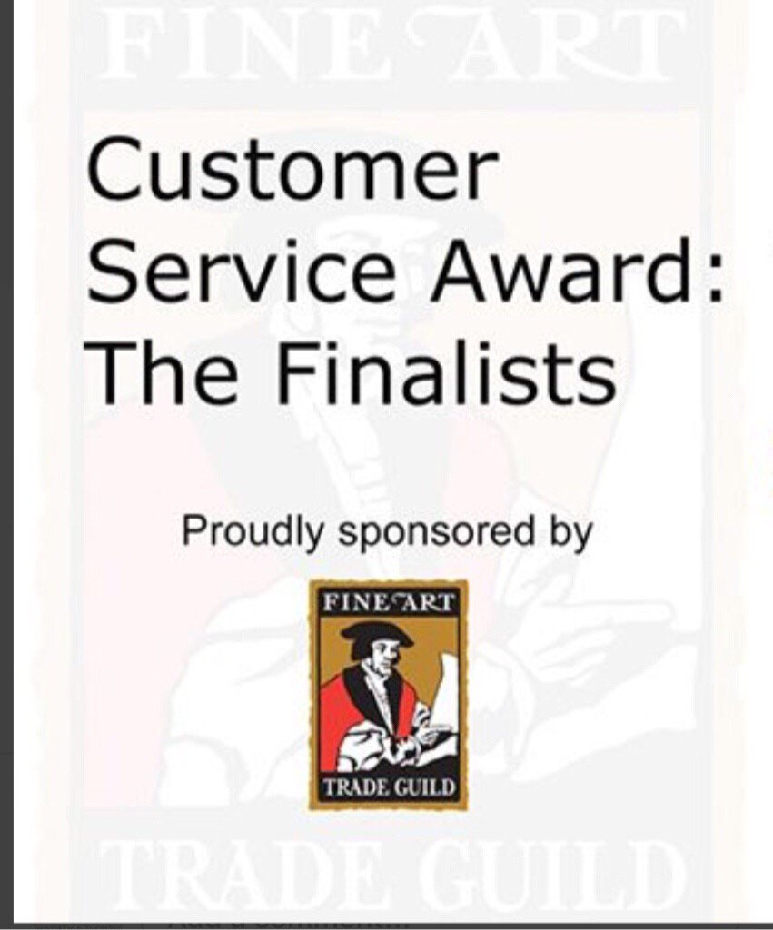 AshworthThomp's tweet photo. Thank you for nominating Ashworth &amp; Thompson as a finalist  in the Fine Art Trade Guild Customer Service Awards 2019. https://t.co/jXUnewsWf3