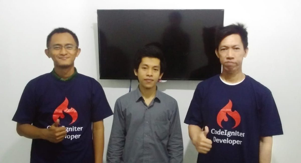 idrumahcoding's tweet image. 31 Maret 2019
Hari terakhir Training PHP Code Igniter Batch 32
#webdevelopment #codeigniter #frameworkcodeigniter #rumahcoding