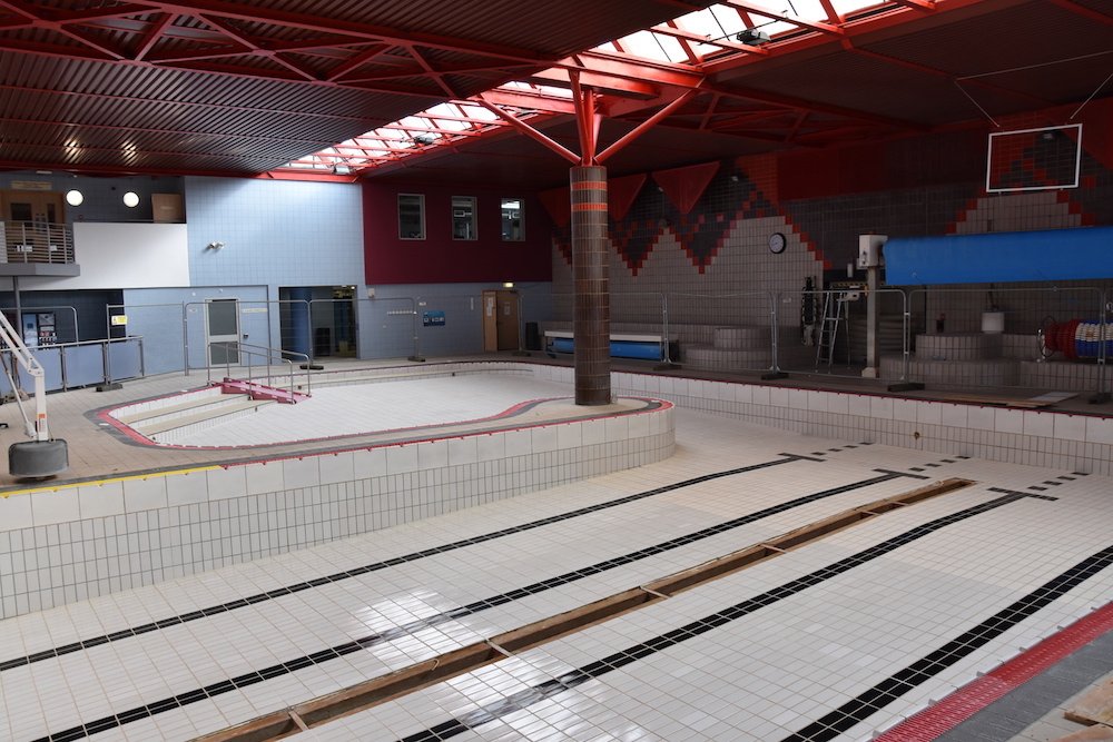 <a href="/ElswickPool/">Elswick Community Leisure Centre</a> looking SPOTLESS. Two of four boilers fired up last week. Lots of work yet to do, but on course for SEPTEMBER RE-OPENING.