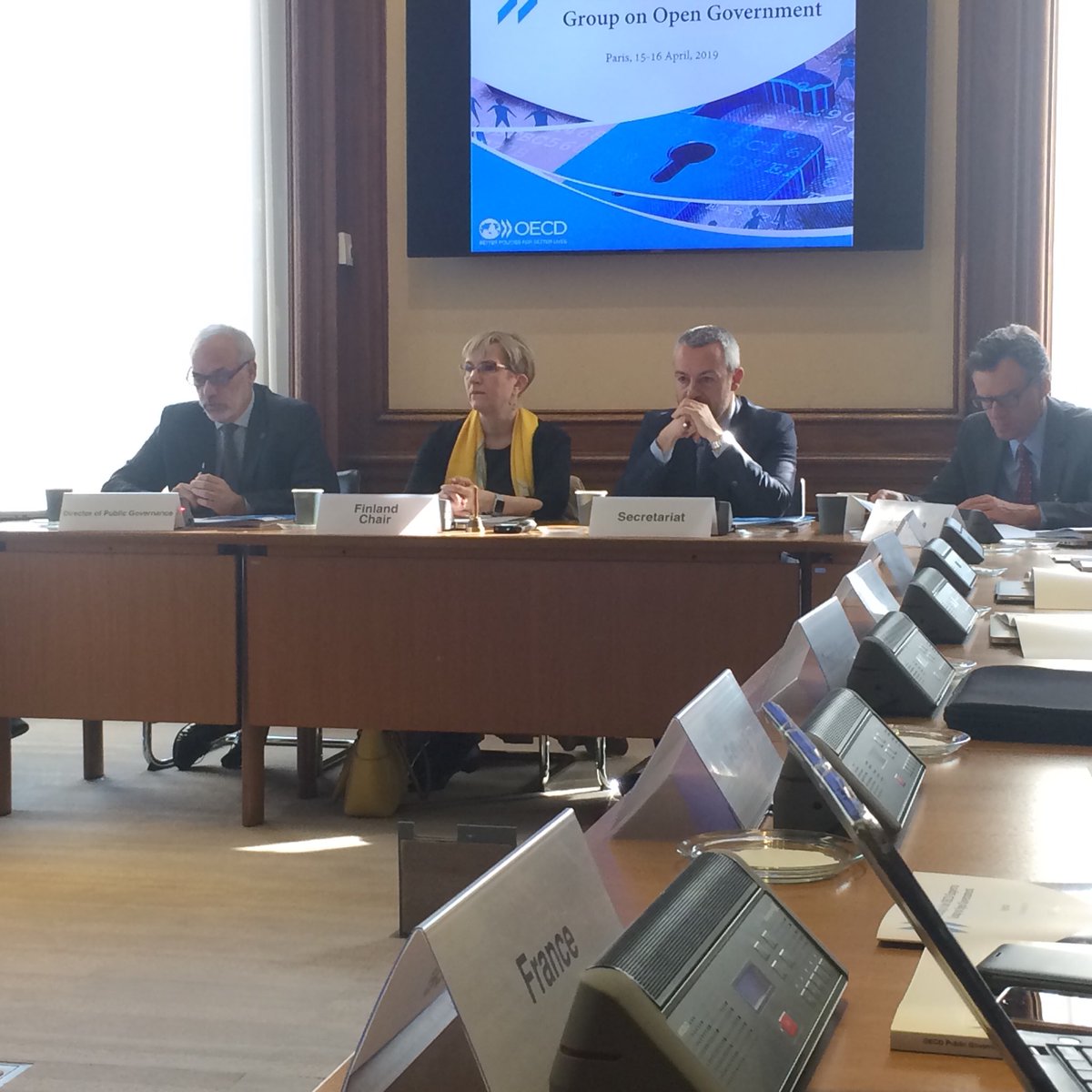 nroutzouni's tweet photo. @ oecdgov Director Marcos Bonturi - 36 OECD governments have already adopted the OECD council recommendation on Open Government - at the 8th meeting of the OECD Experts Group on #OpenGovt https://t.co/khwD5rTDcz