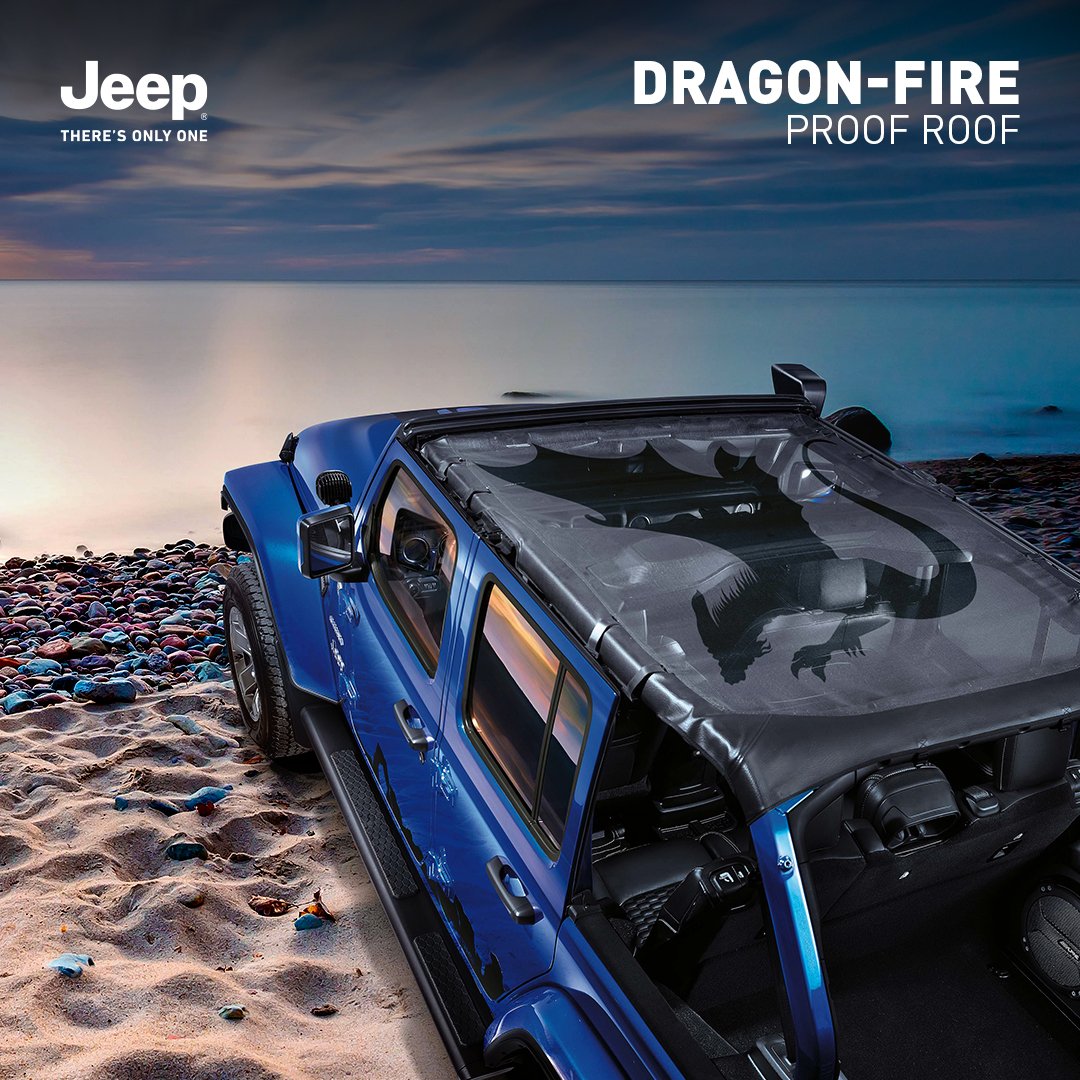 Introducing Jeep Long Night Spec, parts &amp; accessories. Extremely fire retardant. Trail Rated® for any realm. More parts coming soon. This product is not yet available in your realm. #Jeep #LongNight