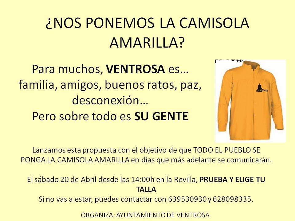 ventrosa's tweet photo. ¿Nos ponemos la camisola Amarilla? #LaRioja #Ventrosa #Camisola https://t.co/stWll56ayJ