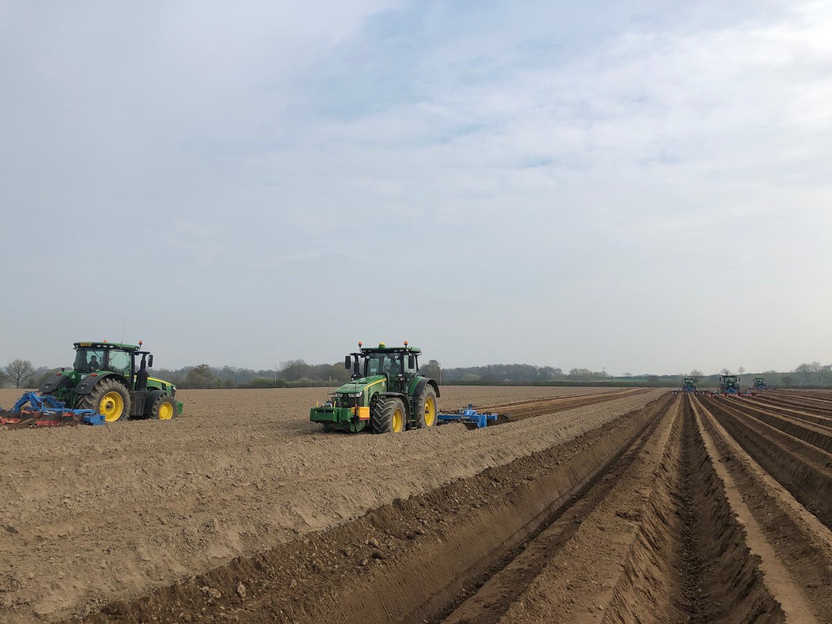 The heavy artillery of potato planting #tanks